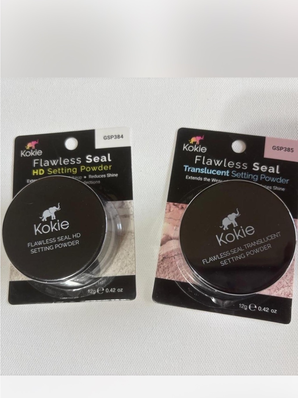 Kokie Cosmetics Setting Powder Bundle - Pink + White/Translucent 💕✨